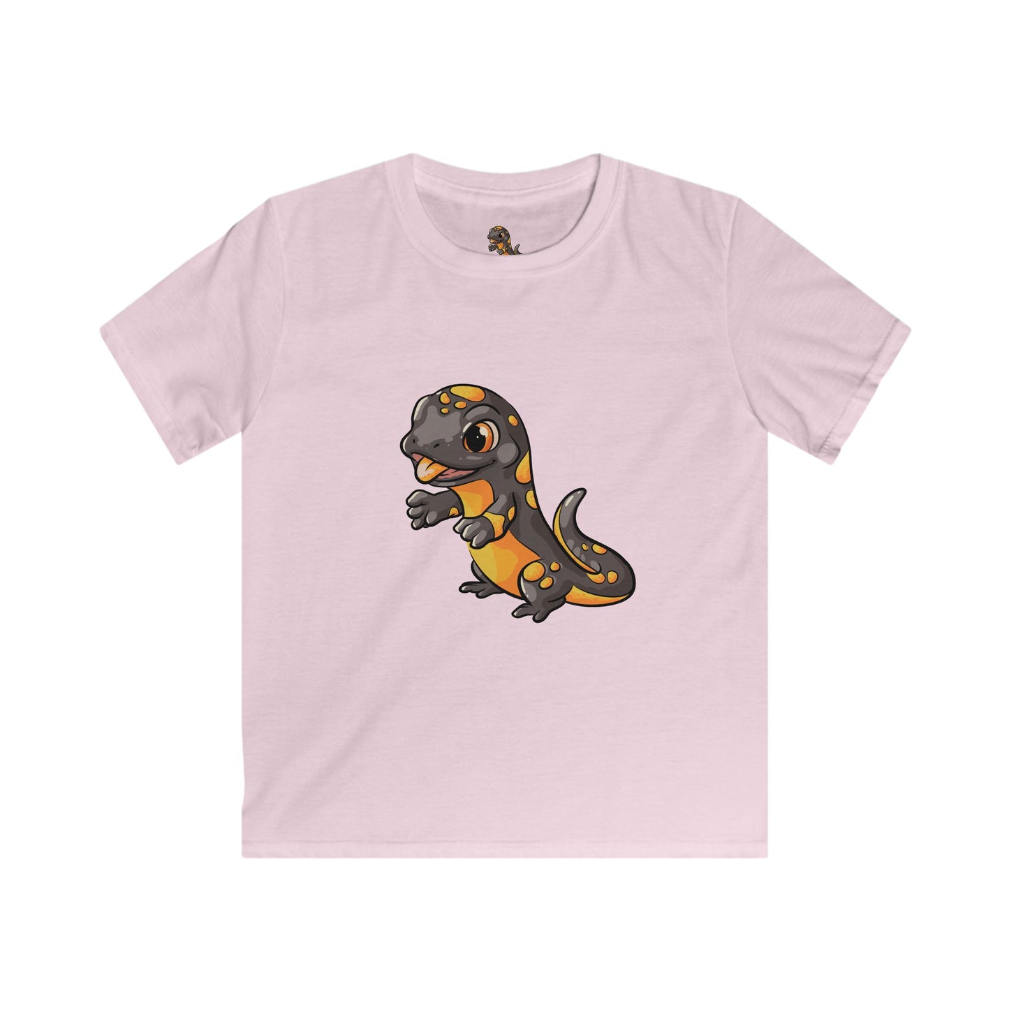 Cute Salamander Kids T-shirts