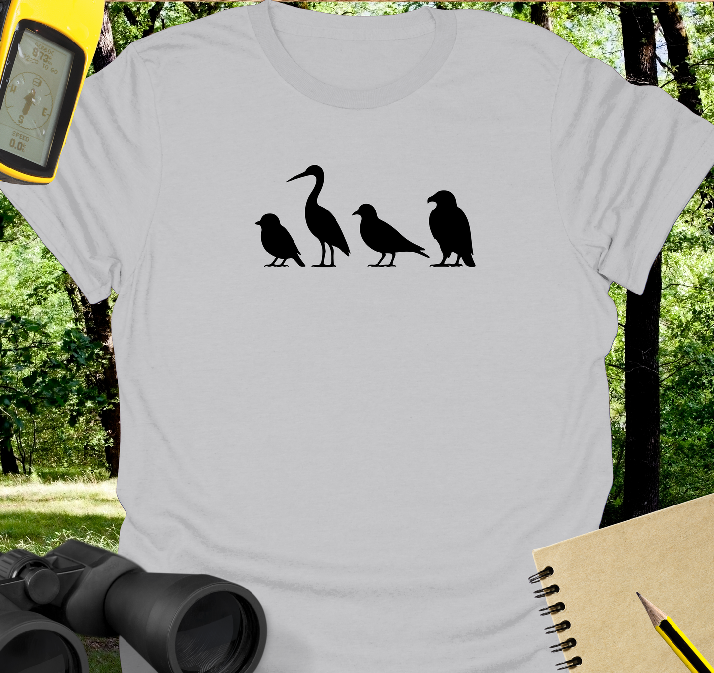 Bird silhouettes T-shirt