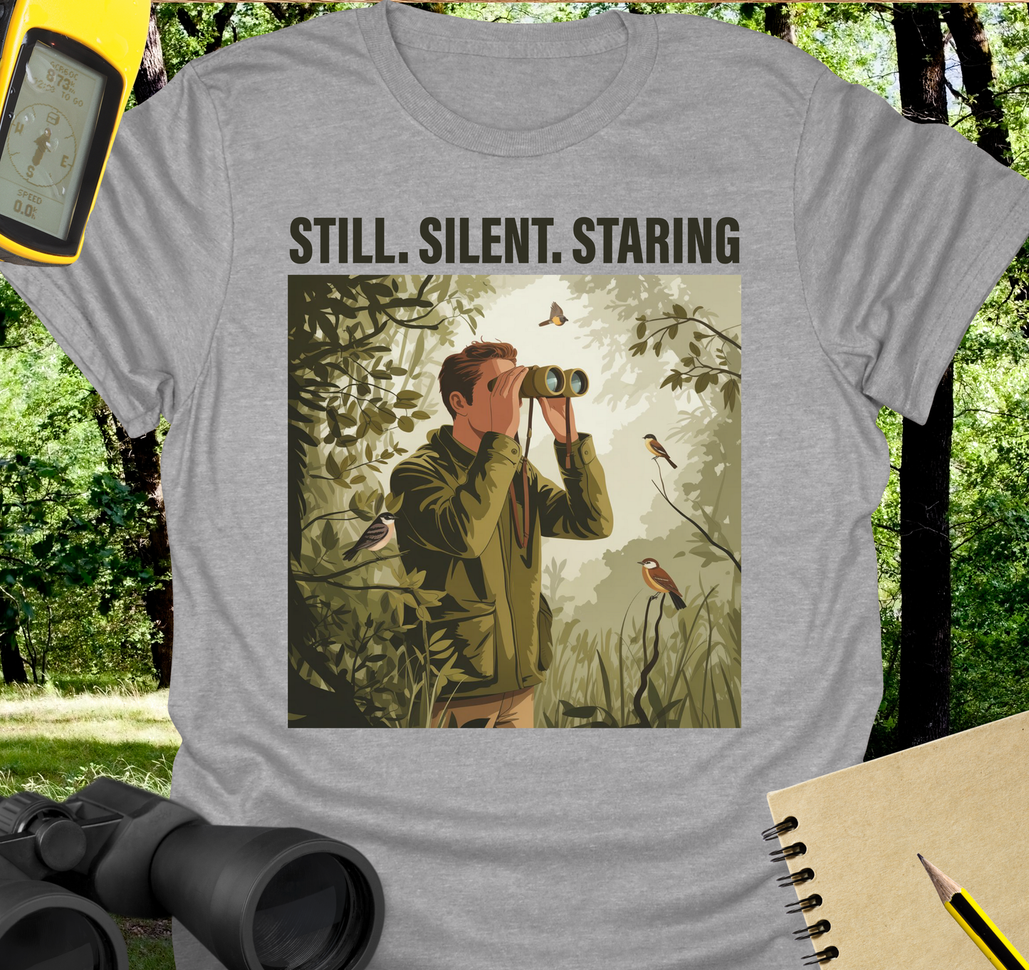 Still Birdwatching T-shirt