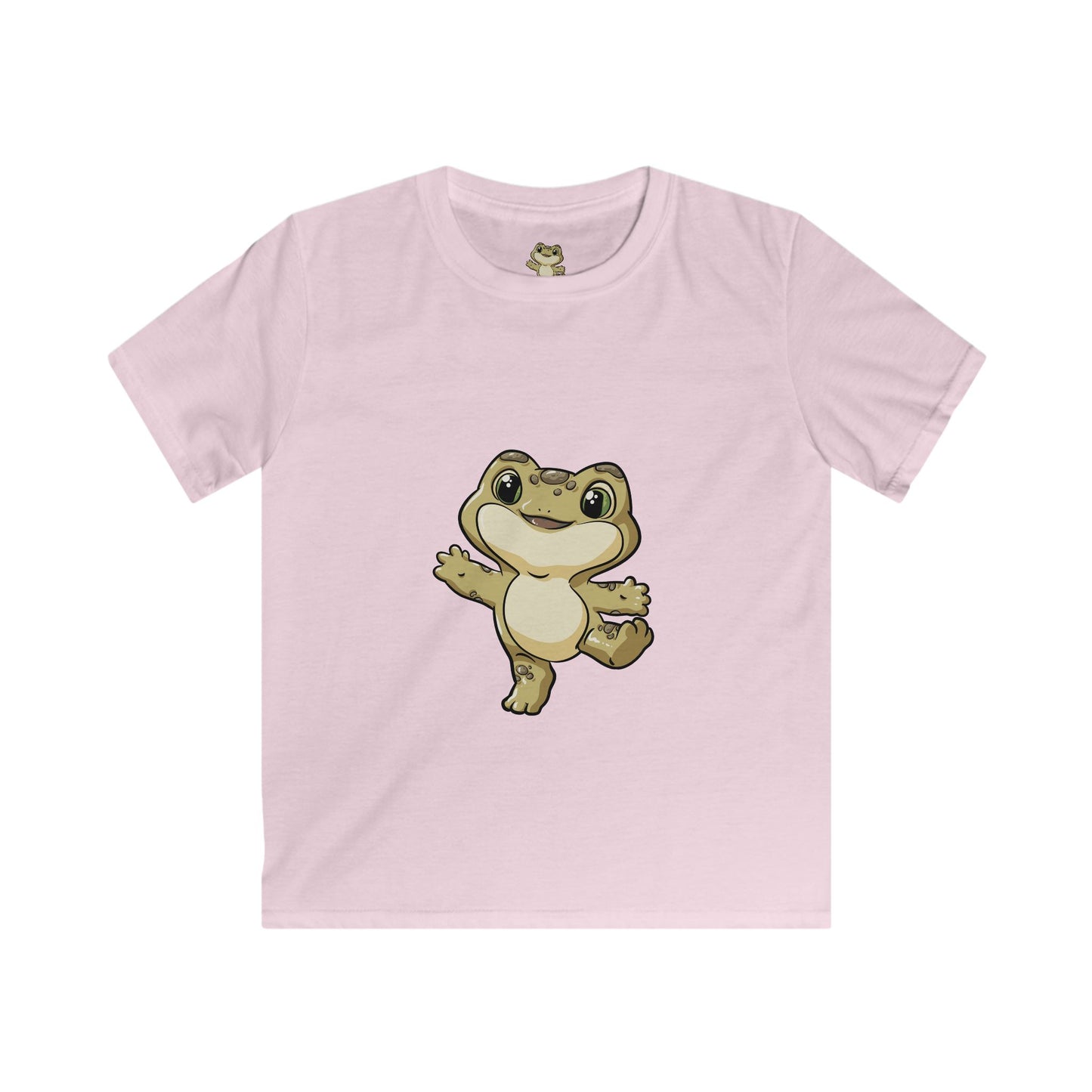 Cute happy frog Kids T-shirts