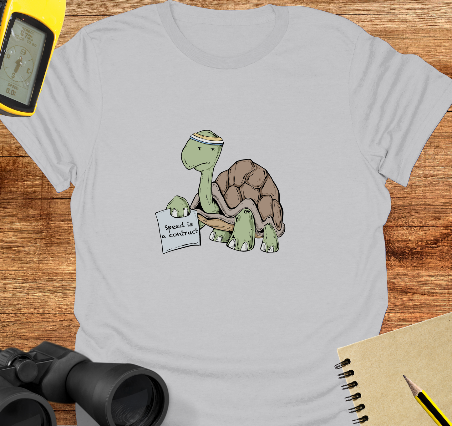 Speed is a construct T-shirt