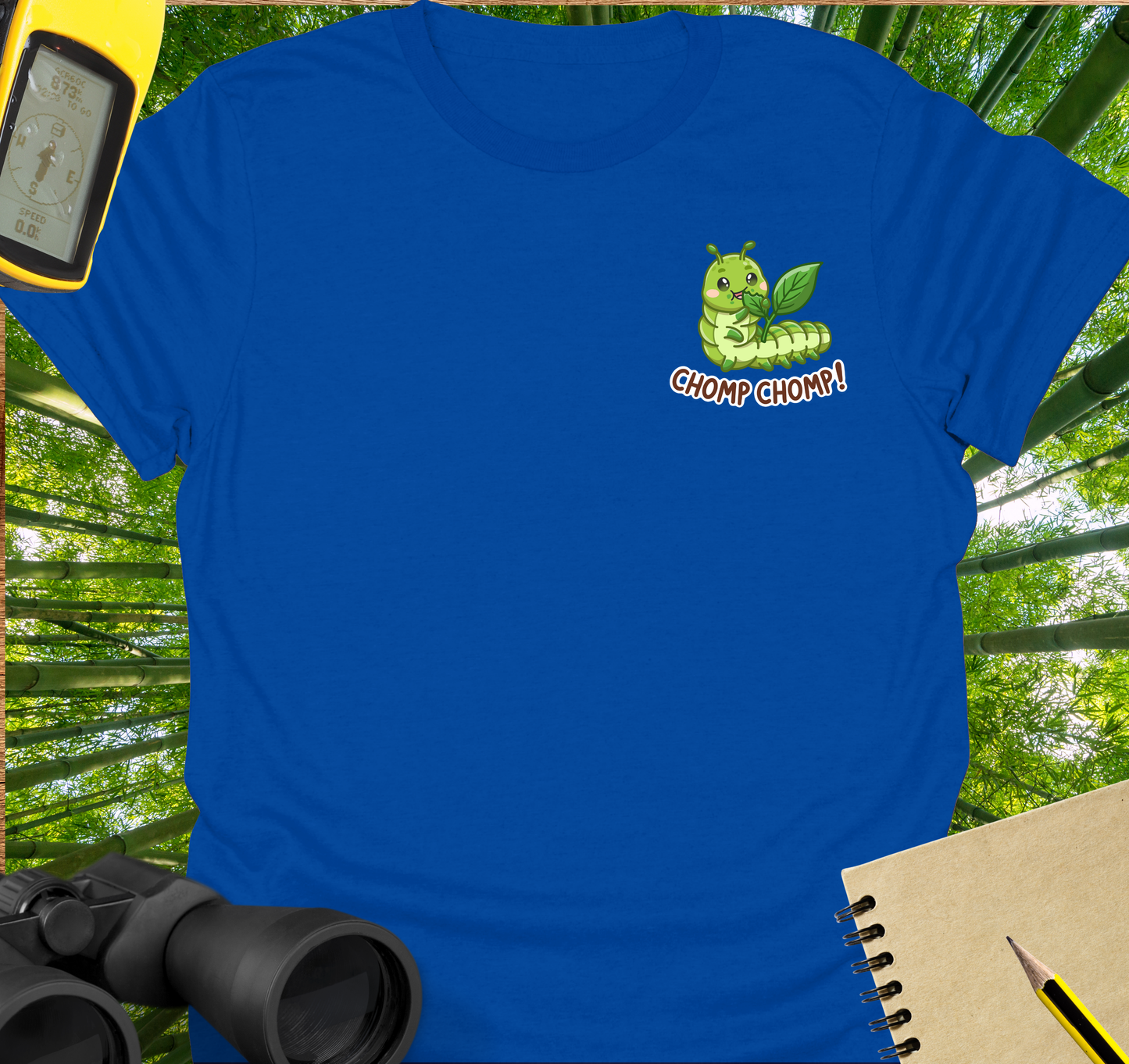 Chomp-chomp caterpillar T-shirt
