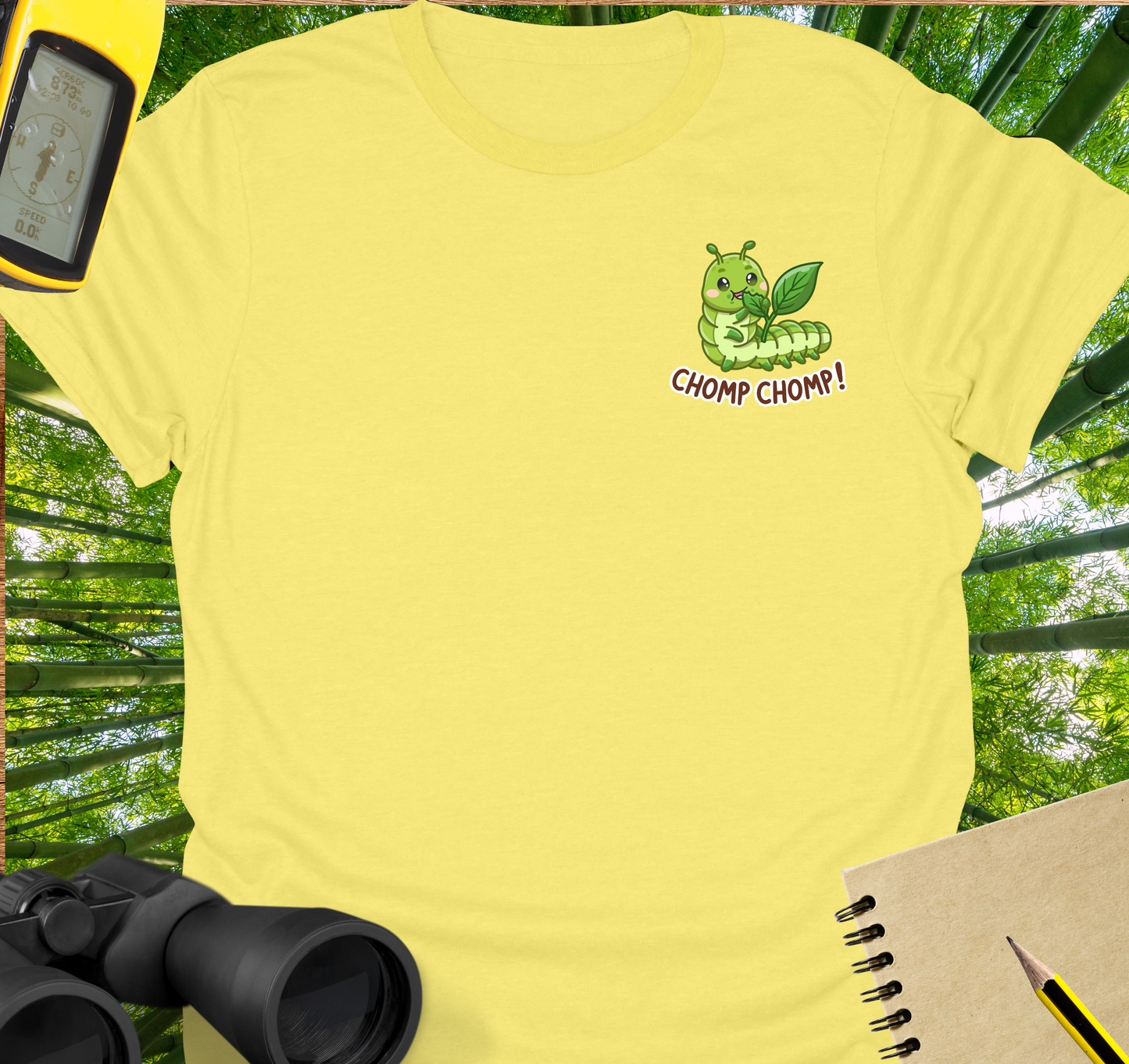 Chomp-chomp caterpillar T-shirt