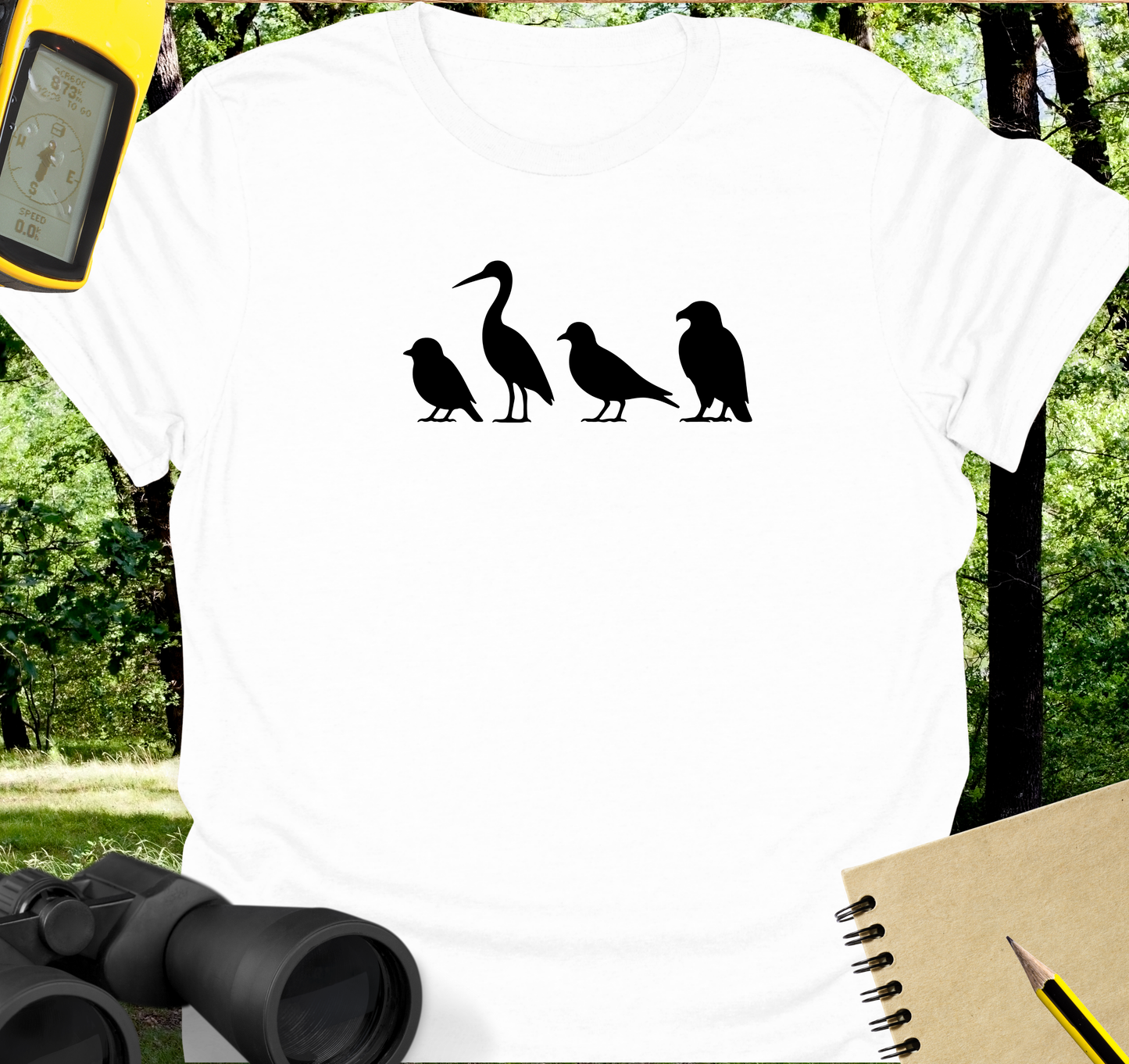 Bird silhouettes T-shirt