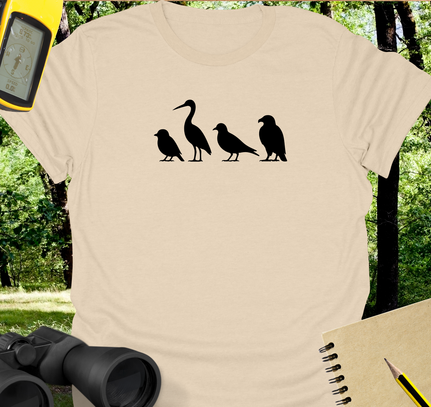 Bird silhouettes T-shirt