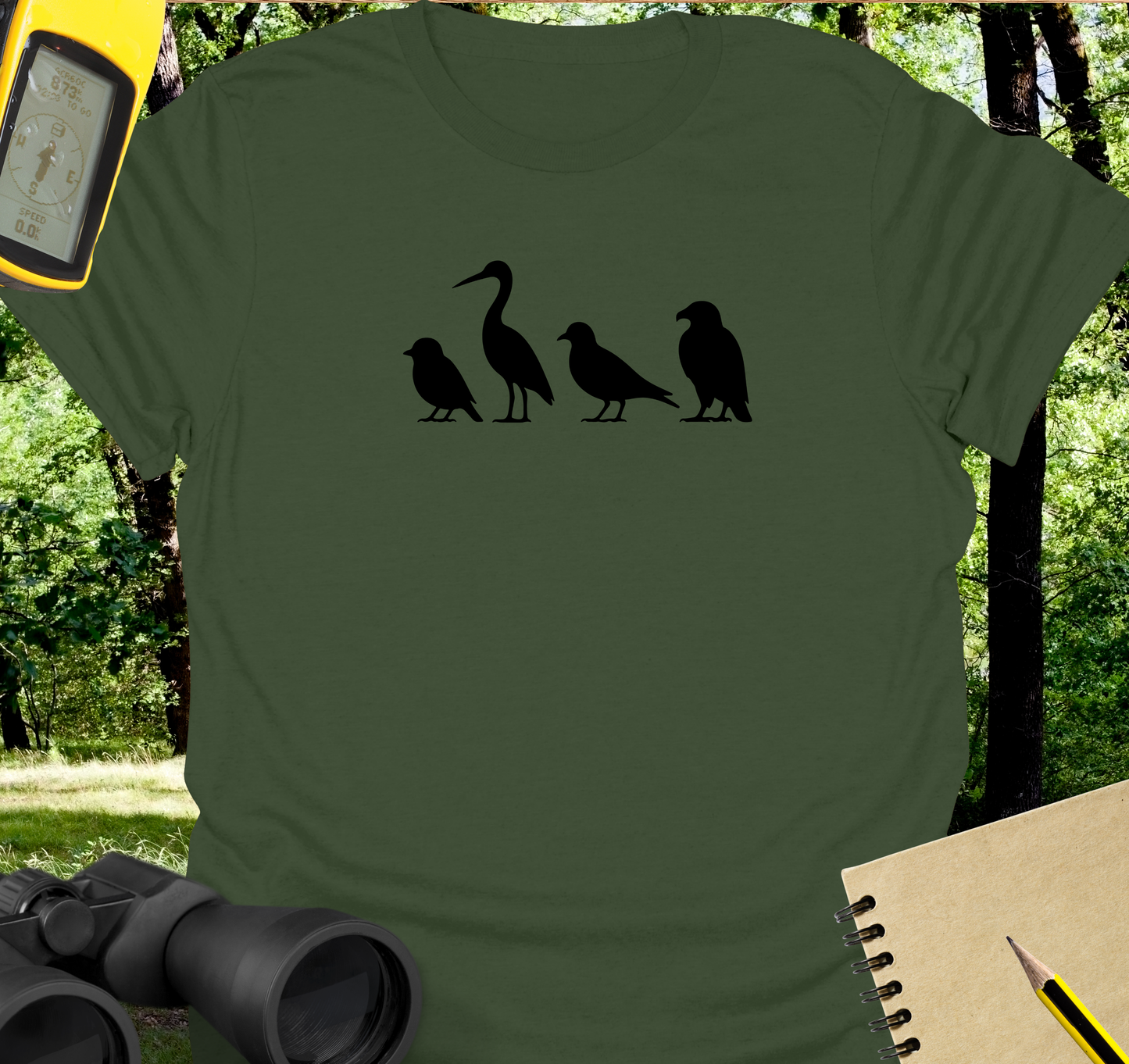 Bird silhouettes T-shirt