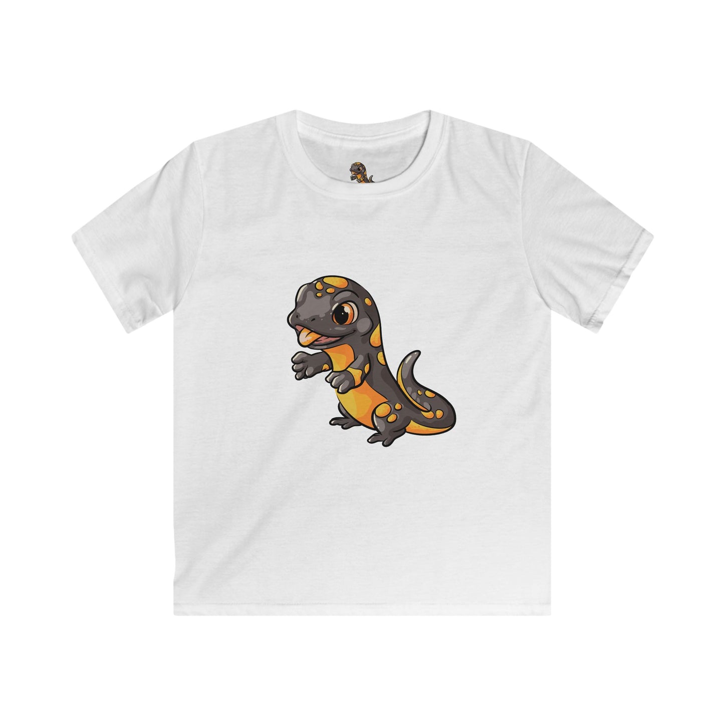 Cute Salamander Kids T-shirts