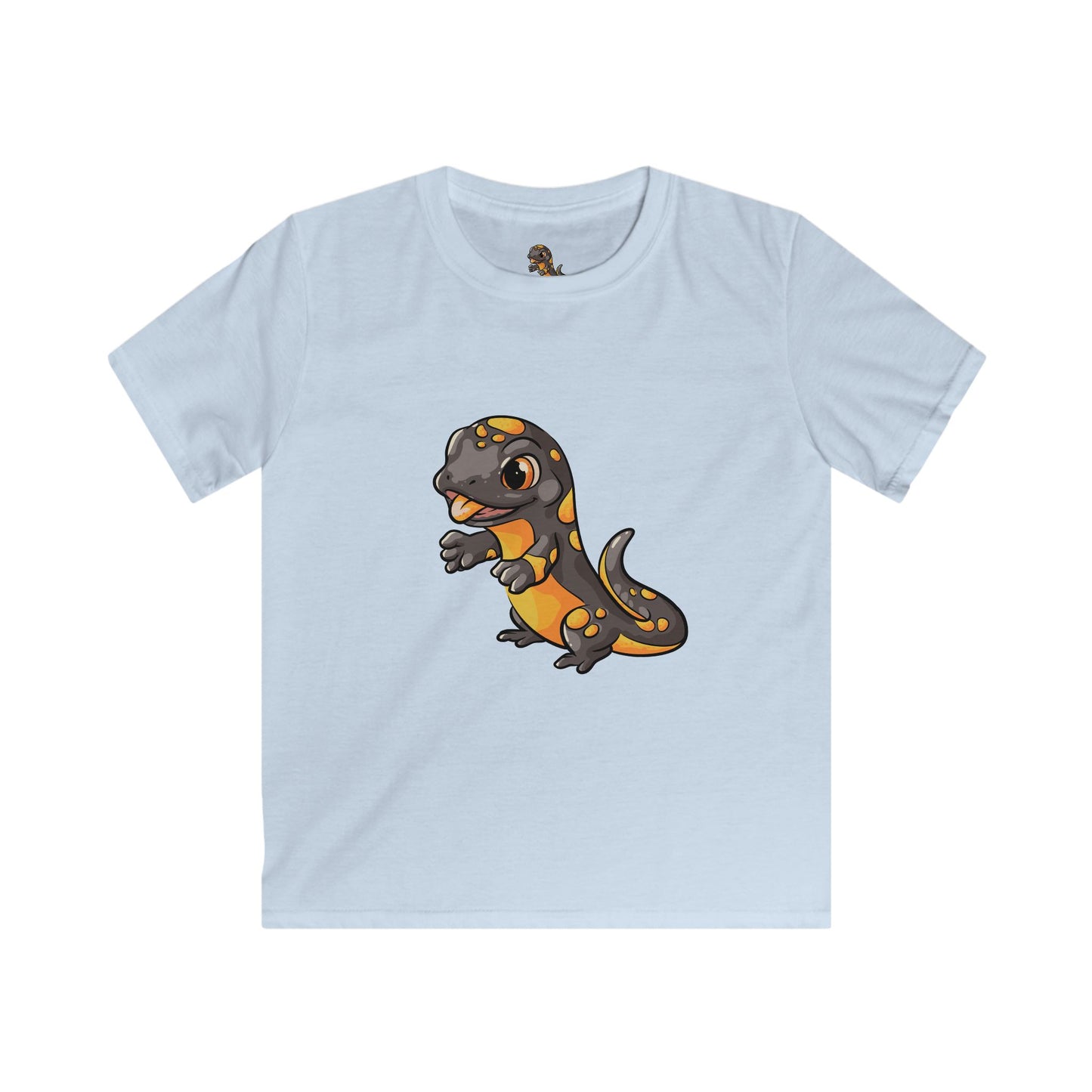 Cute Salamander Kids T-shirts