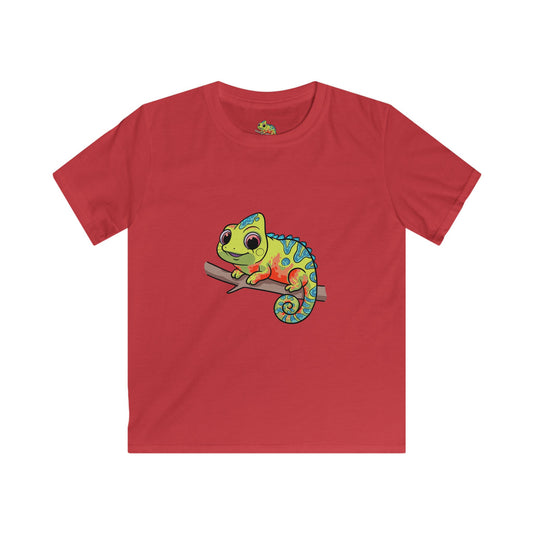 Cute Chameleon Kids T-shirts