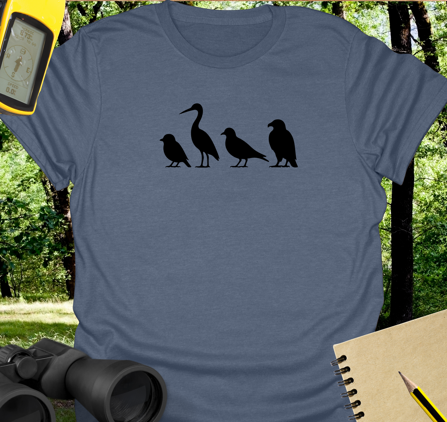 Bird silhouettes T-shirt