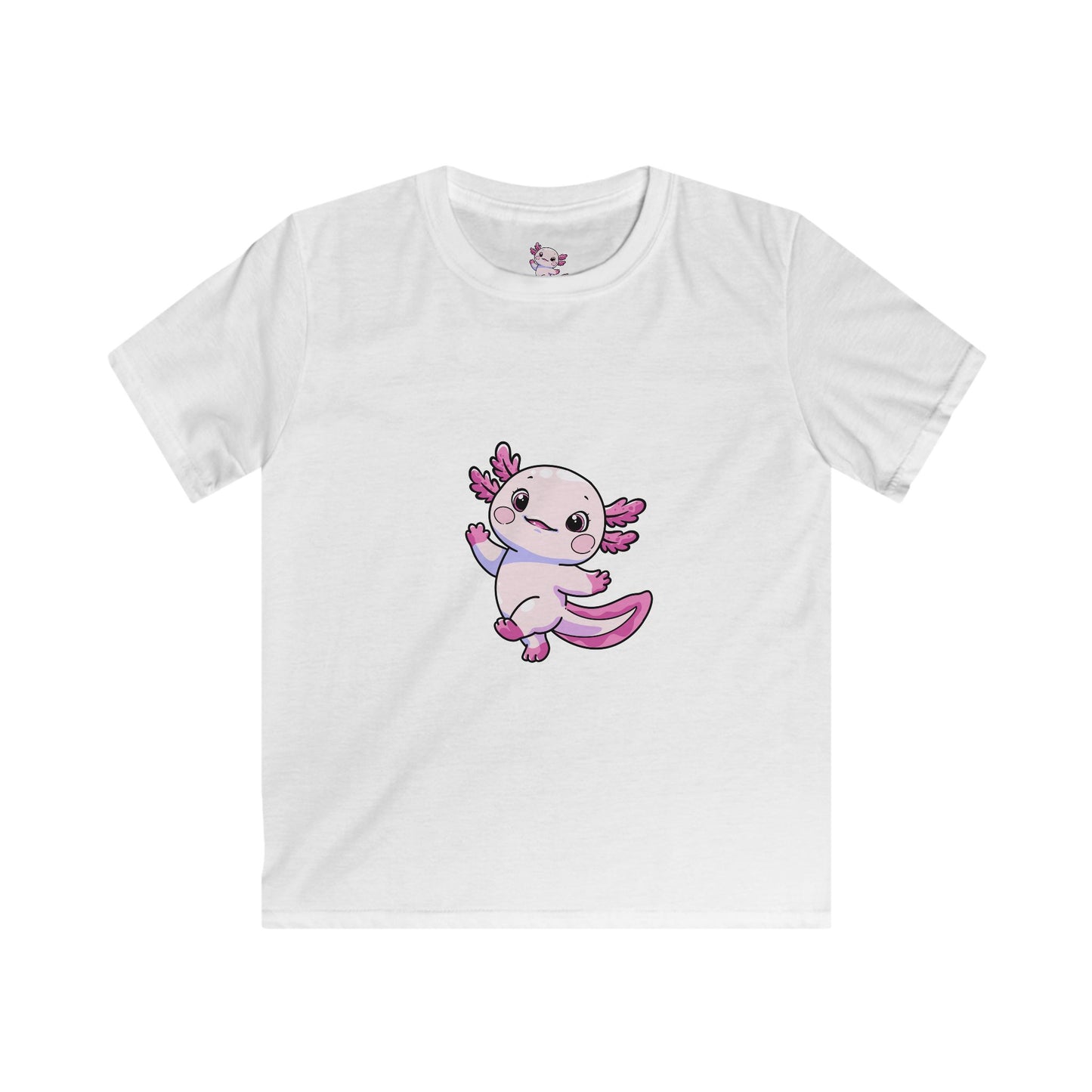 Cute Axolotl Kids T-shirts