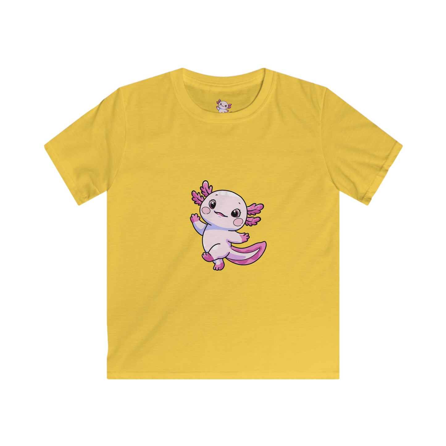 Cute Axolotl Kids T-shirts