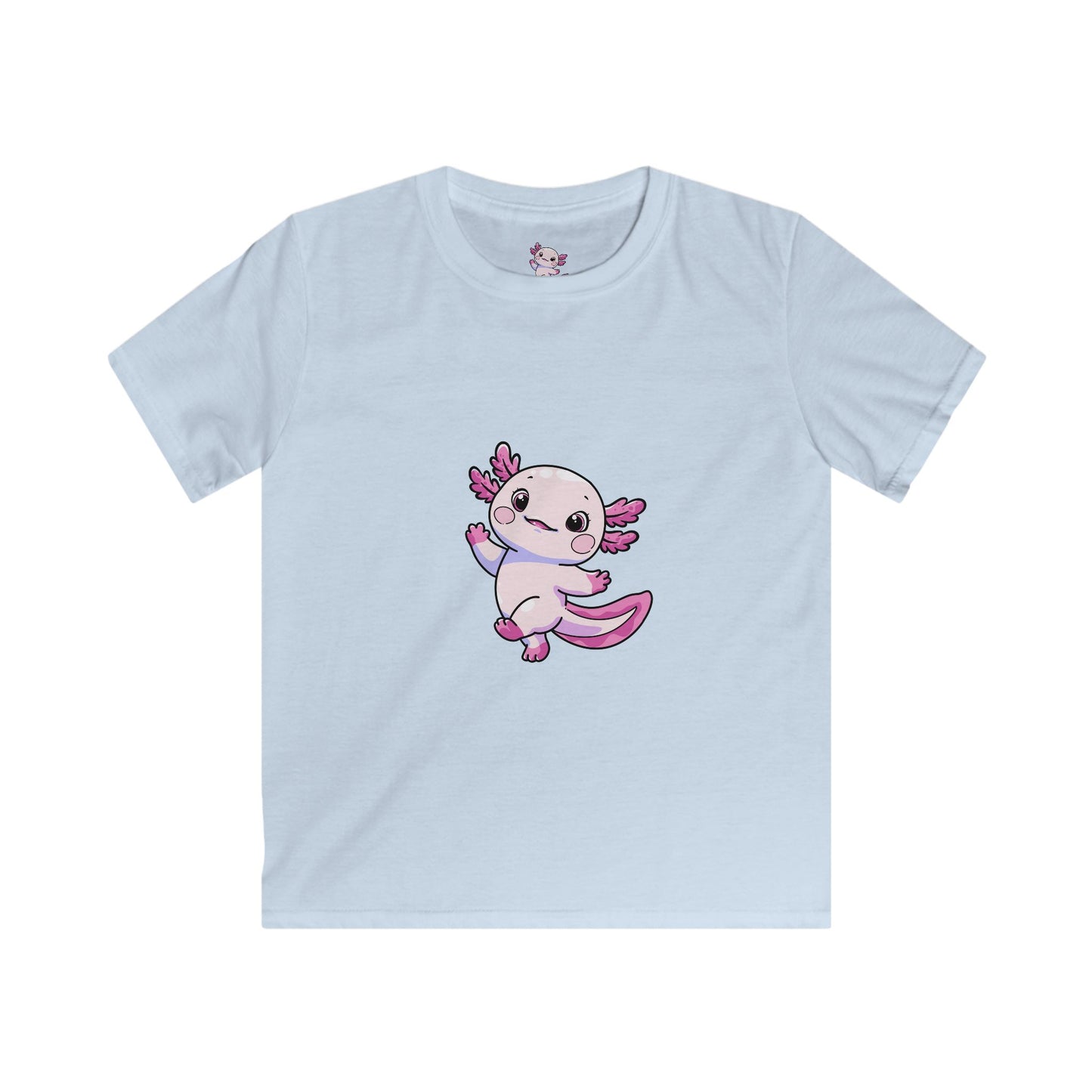 Cute Axolotl Kids T-shirts