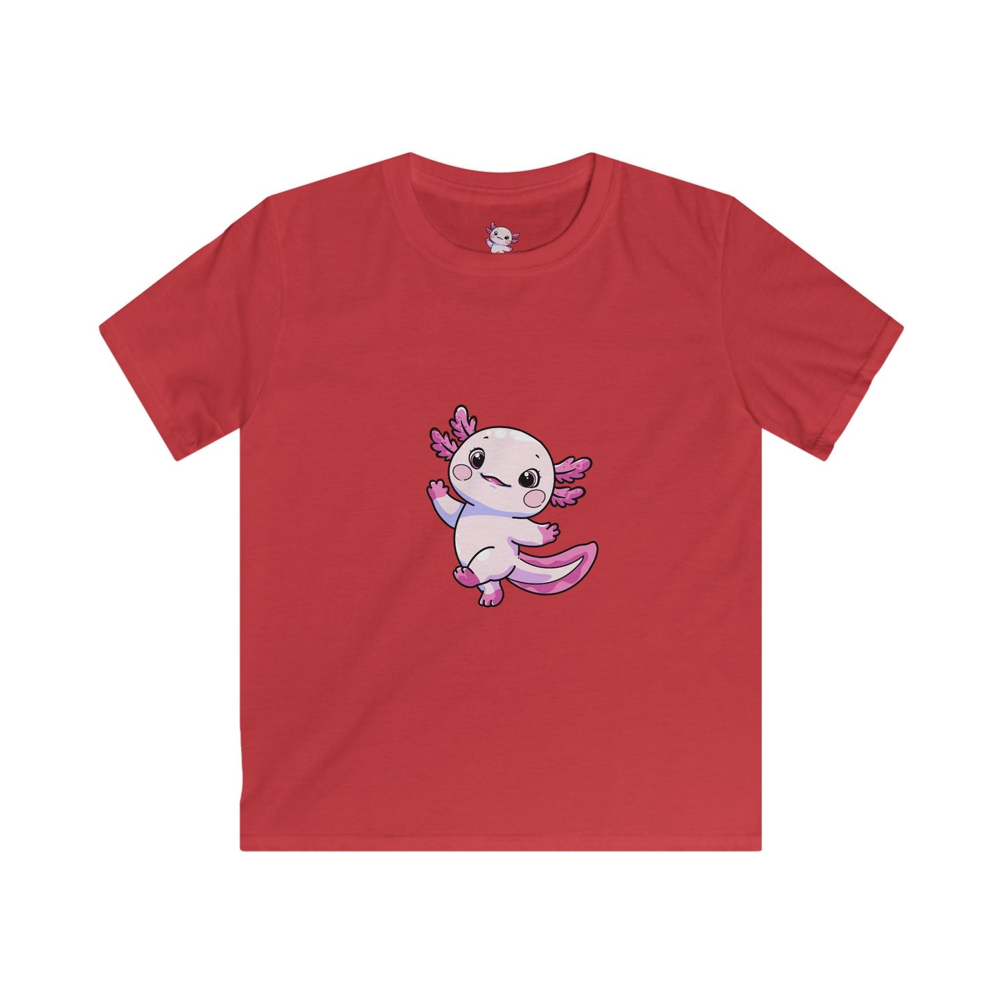 Cute Axolotl Kids T-shirts
