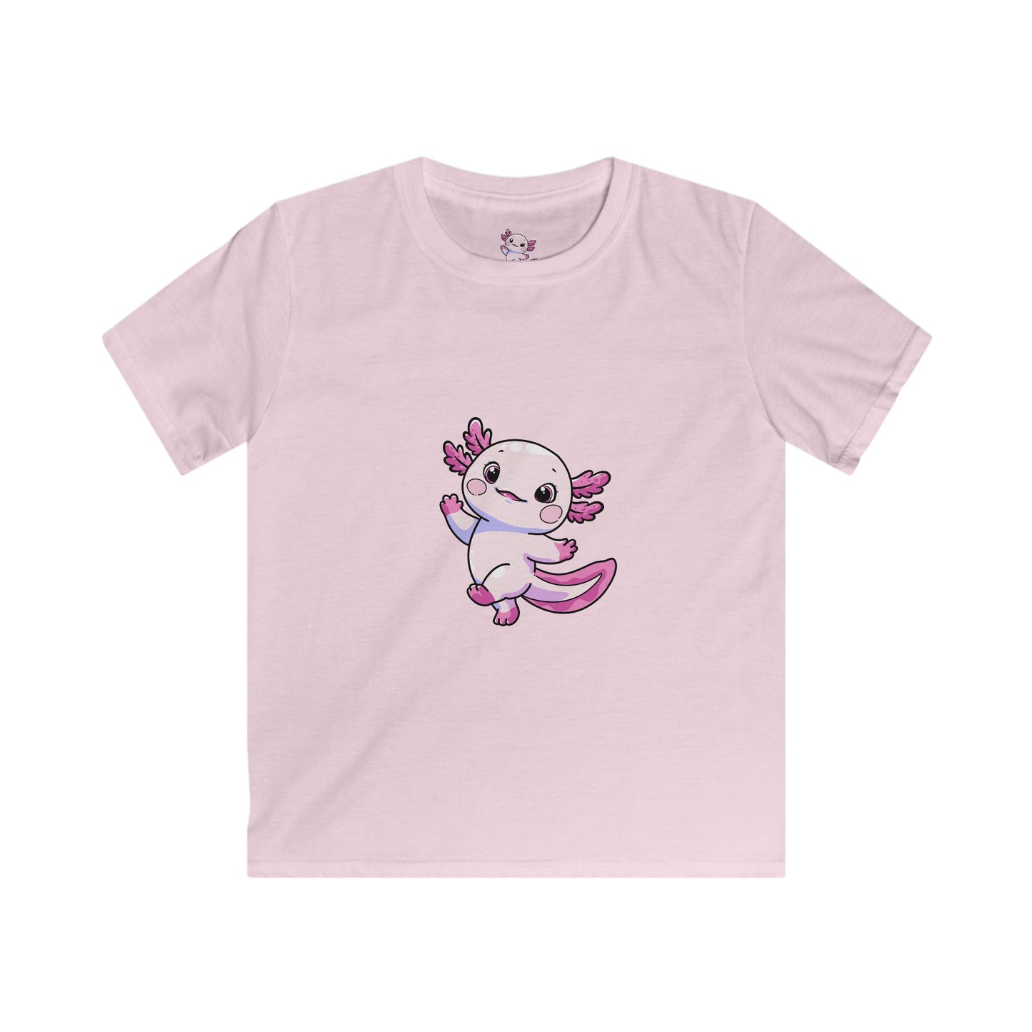 Cute Axolotl Kids T-shirts