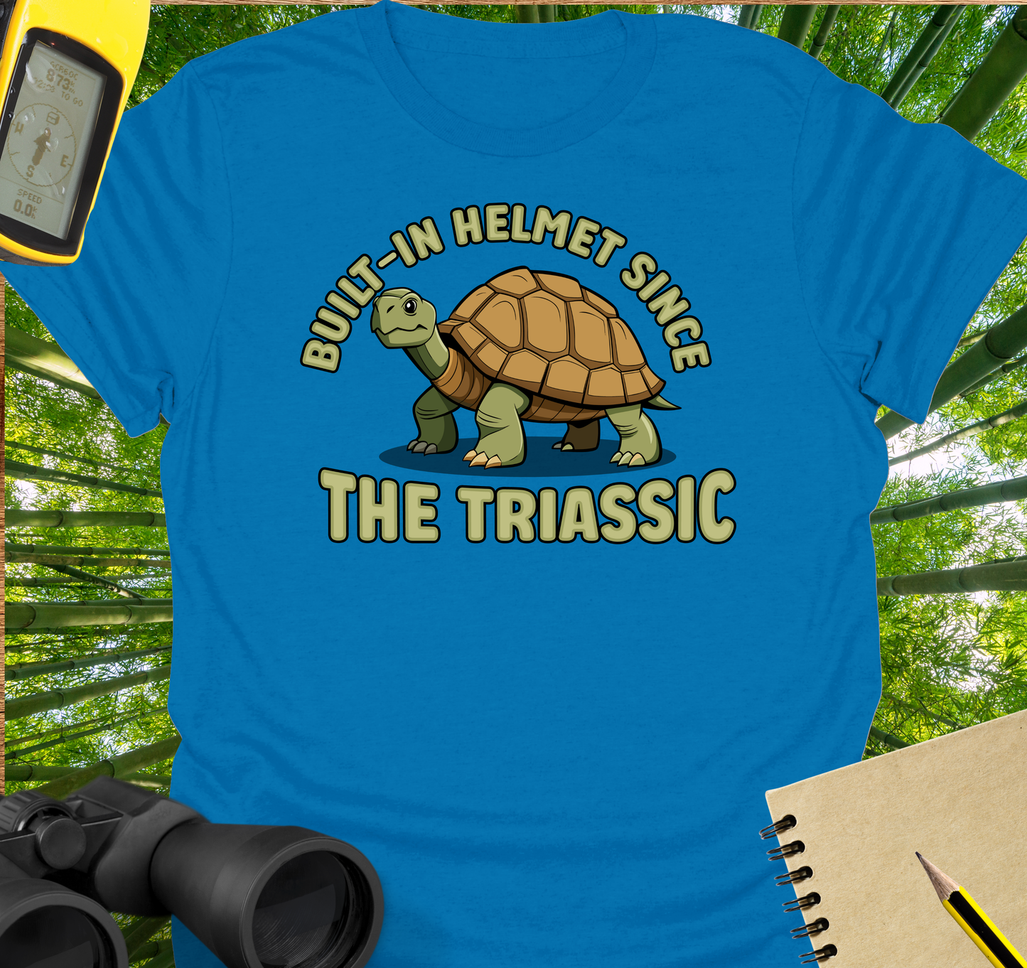 Built-in helmet T-shirt