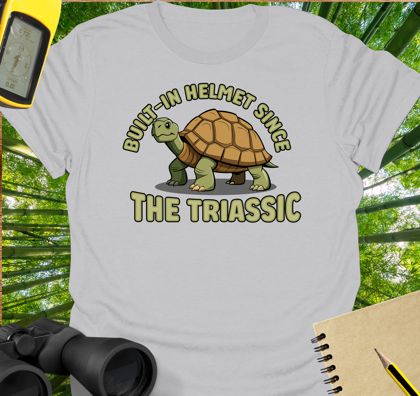 Built-in helmet T-shirt