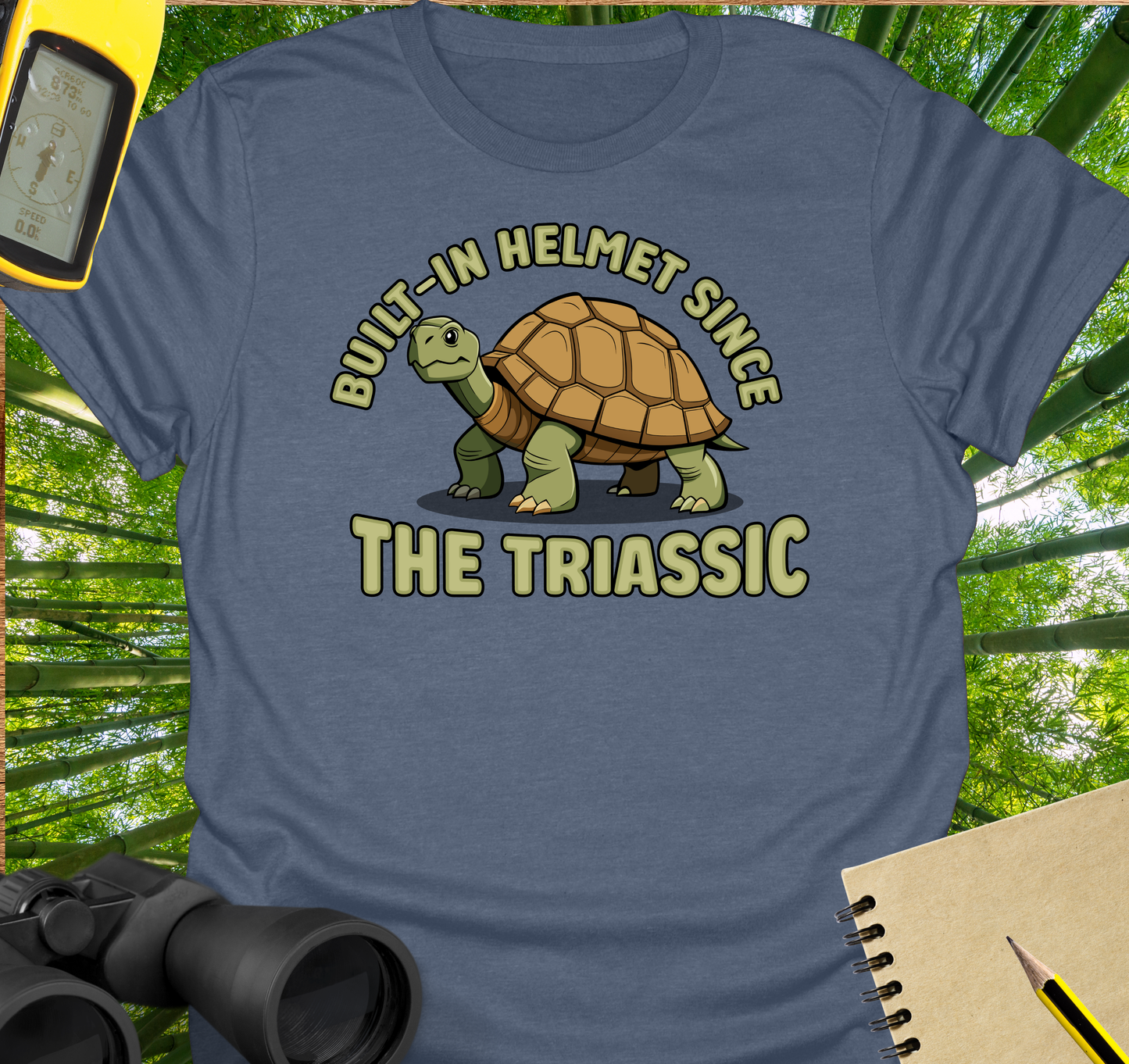 Built-in helmet T-shirt