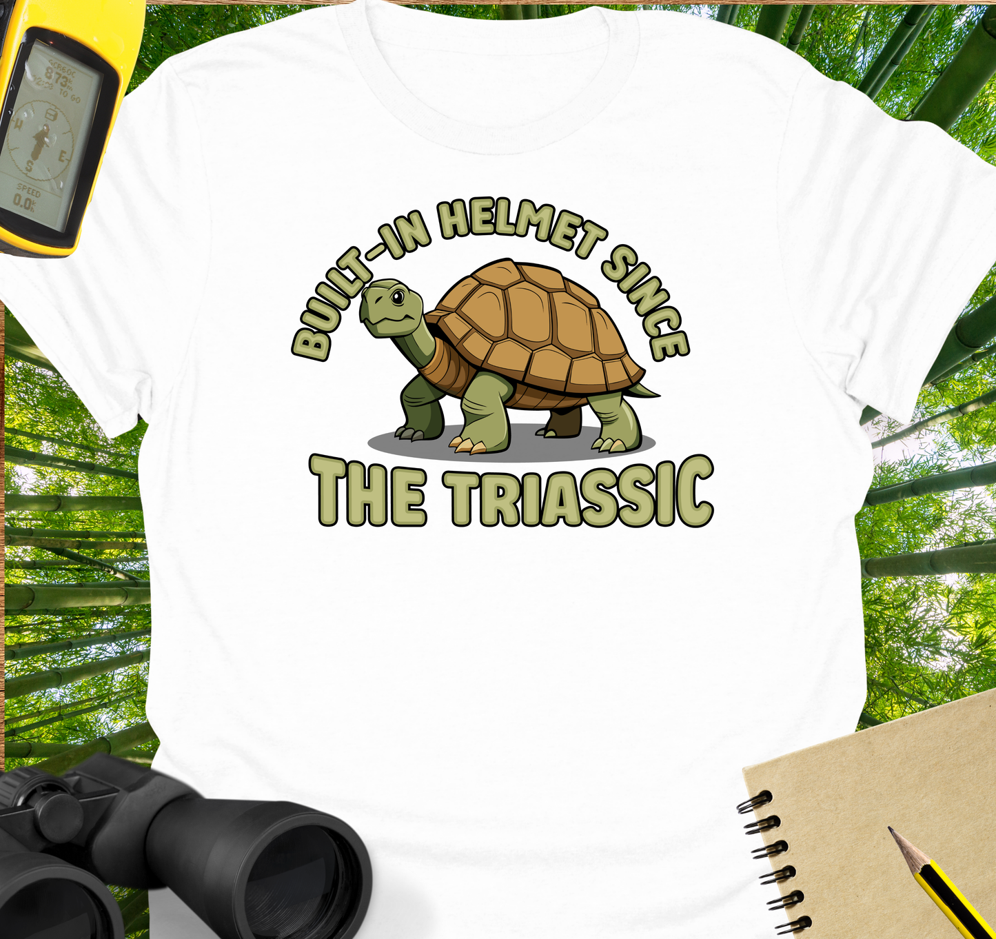 Built-in helmet T-shirt