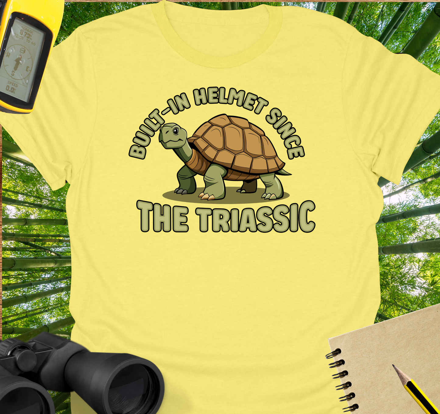 Built-in helmet T-shirt