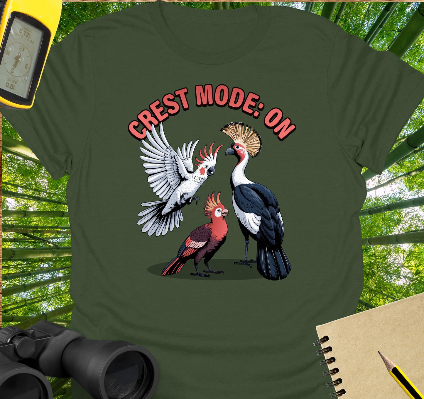 Crest mode On T-shirt