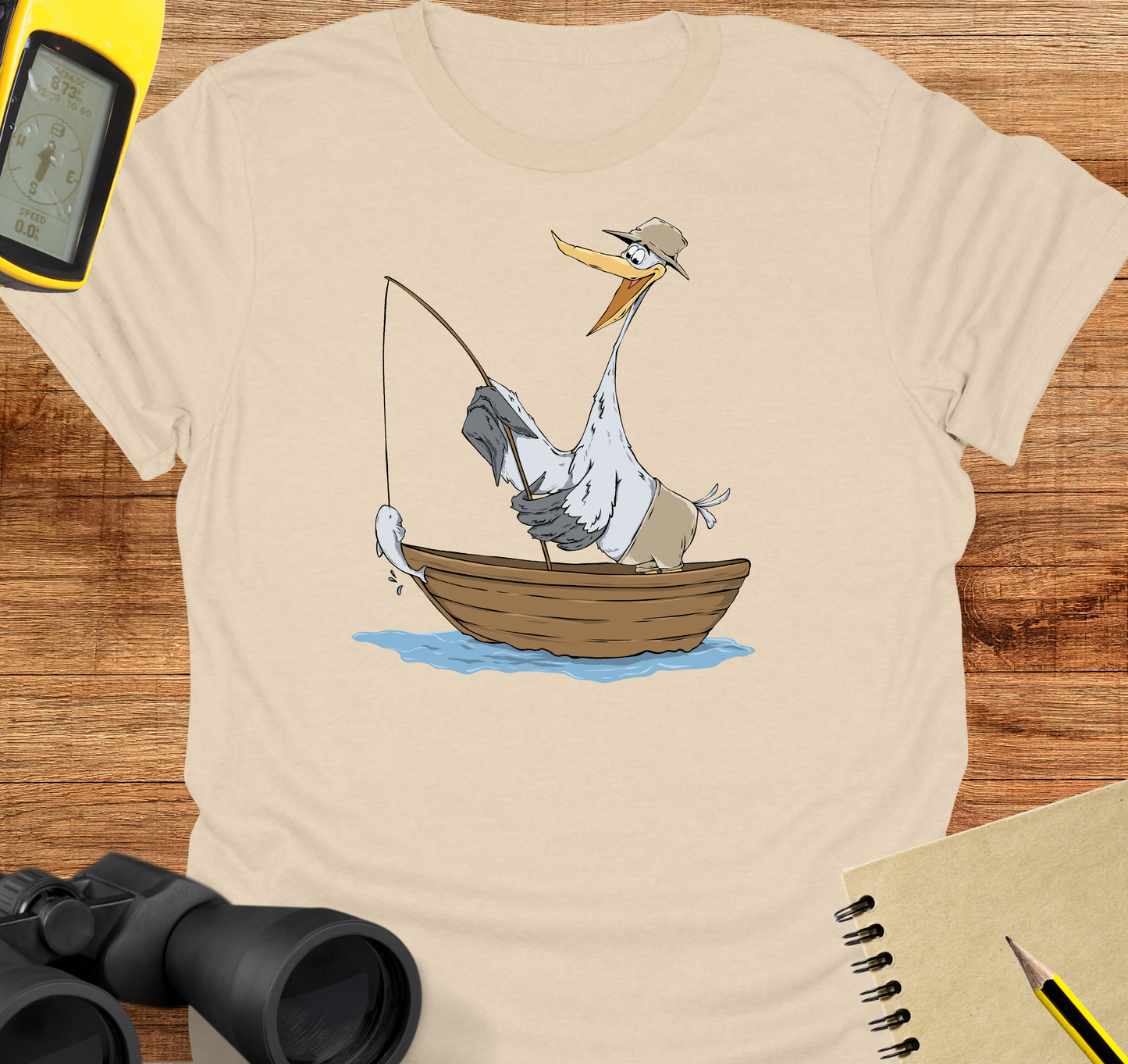 Heron fishing T-shirt