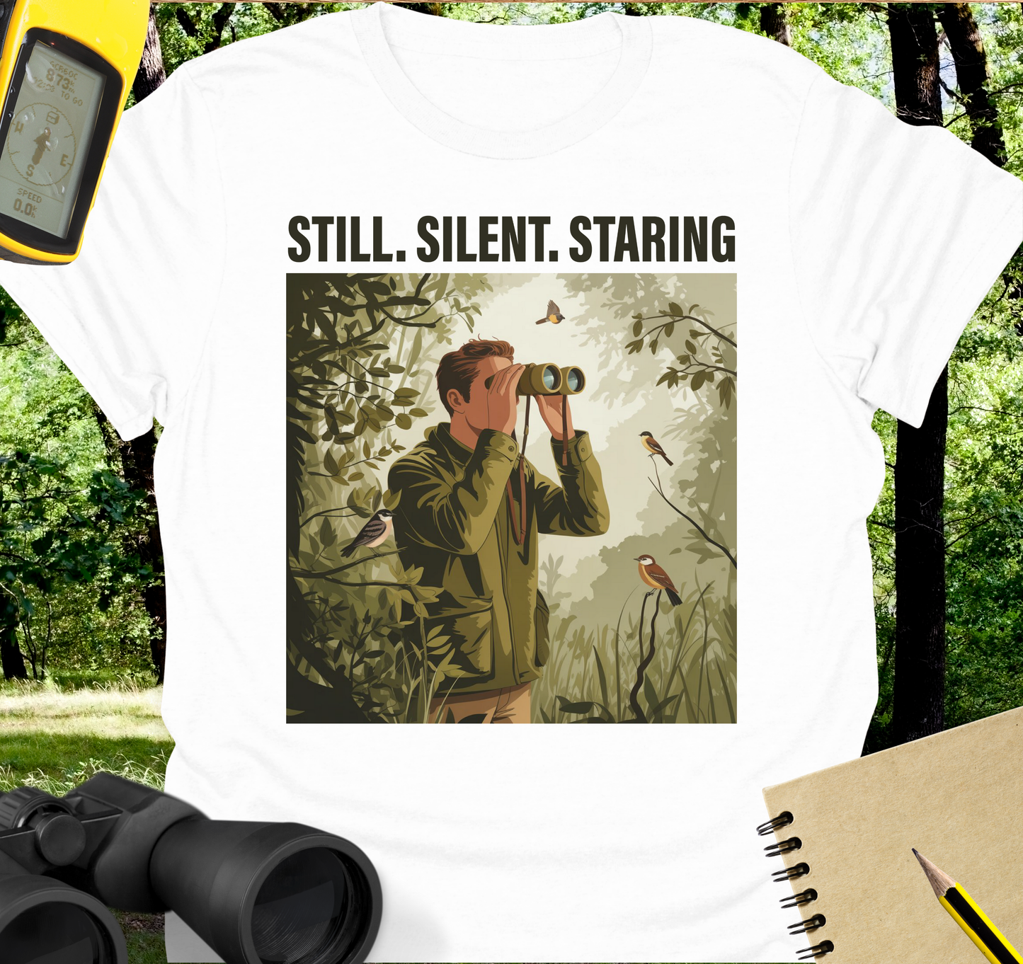 Still Birdwatching T-shirt