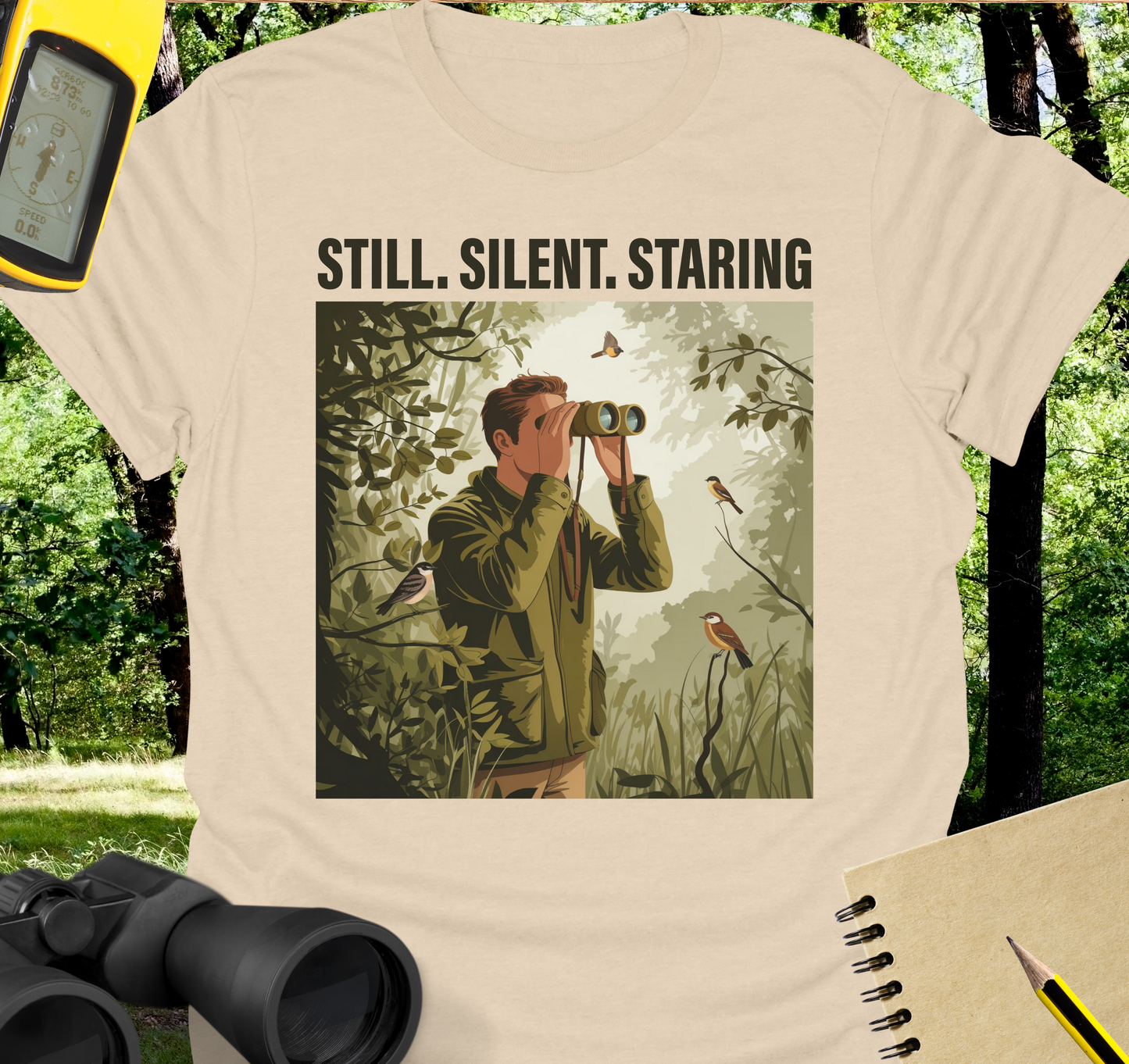 Still Birdwatching T-shirt
