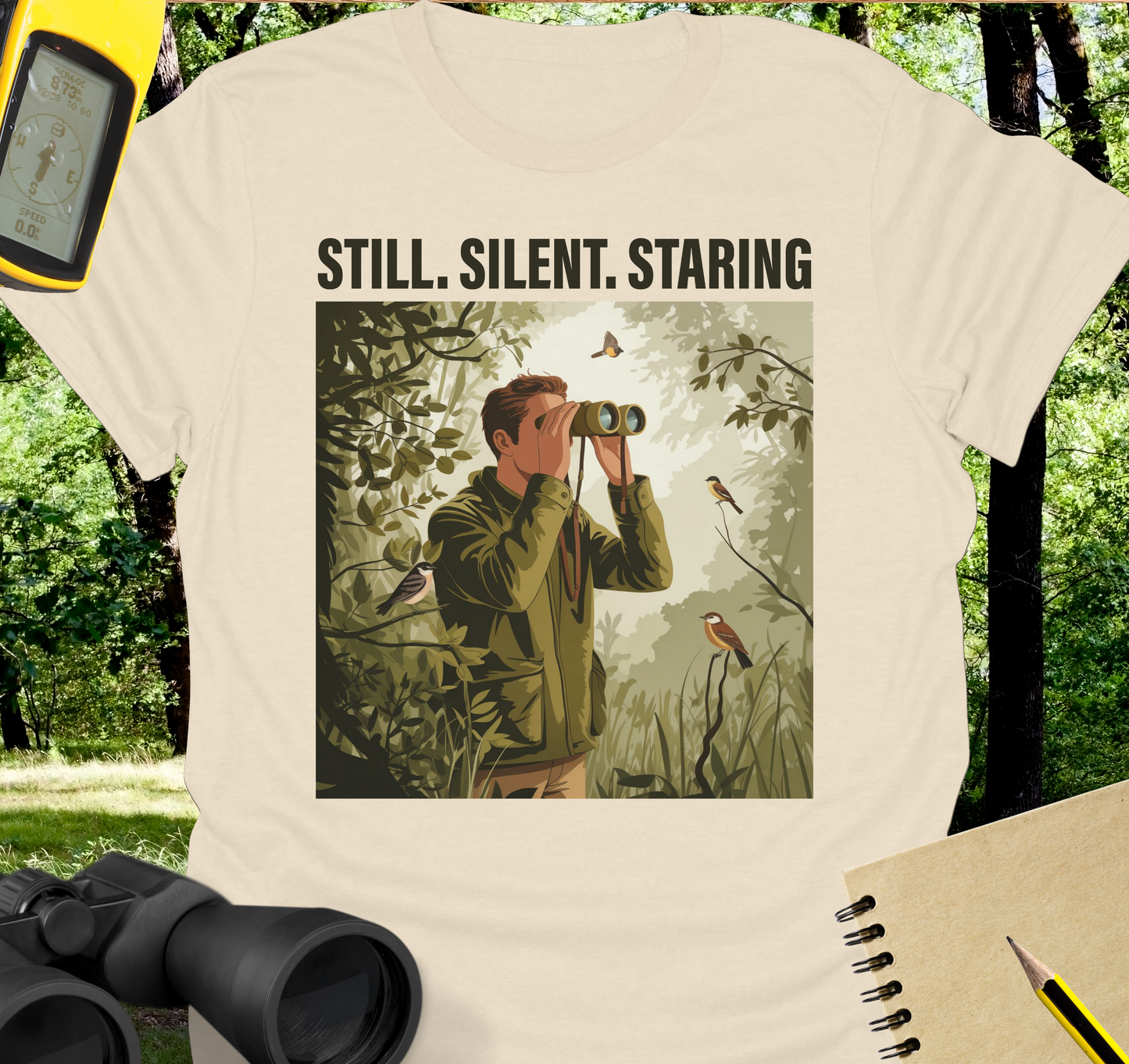 Still Birdwatching T-shirt