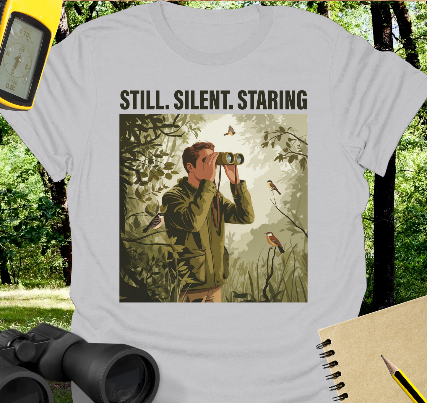 Still Birdwatching T-shirt