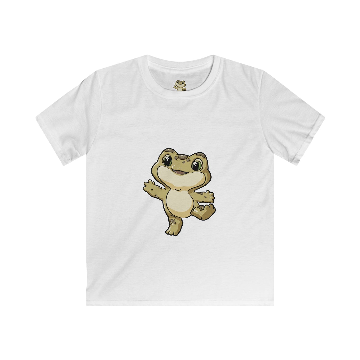Cute happy frog Kids T-shirts