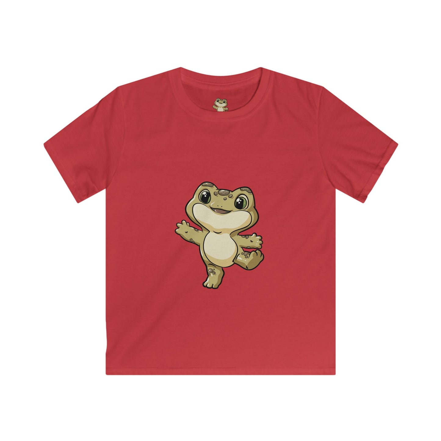 Cute happy frog Kids T-shirts