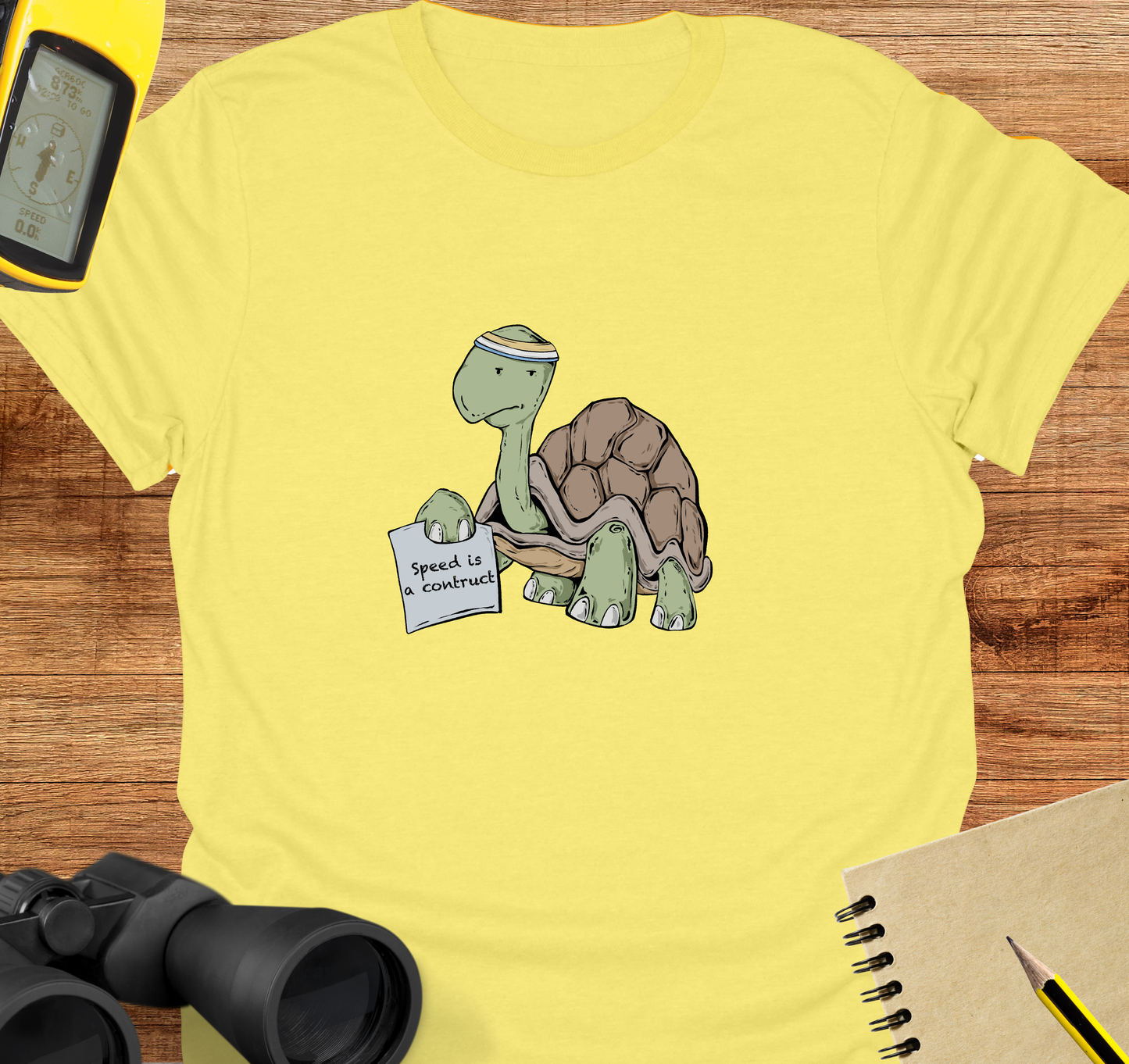 Speed is a construct T-shirt