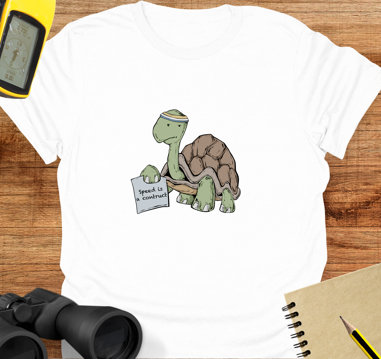 Speed is a construct T-shirt