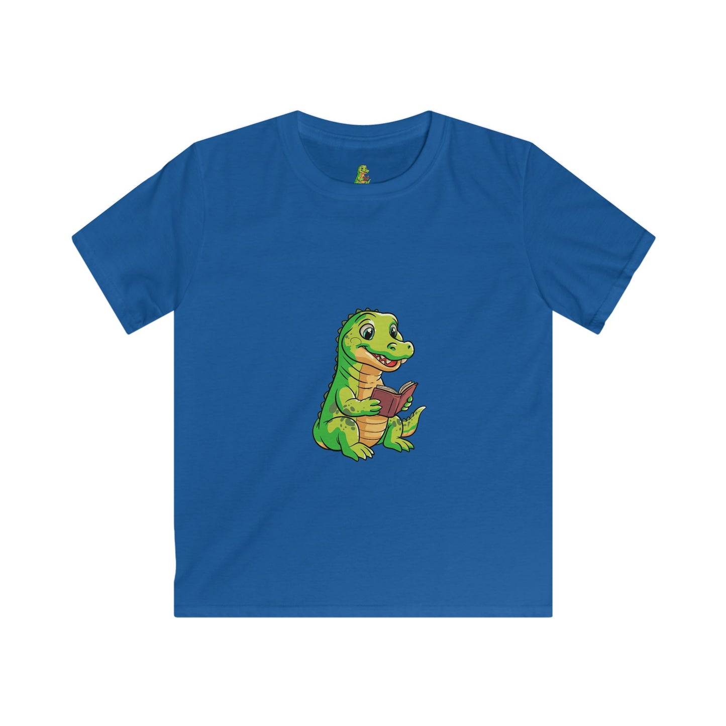 Crocodile reading Book Kids T-shirts