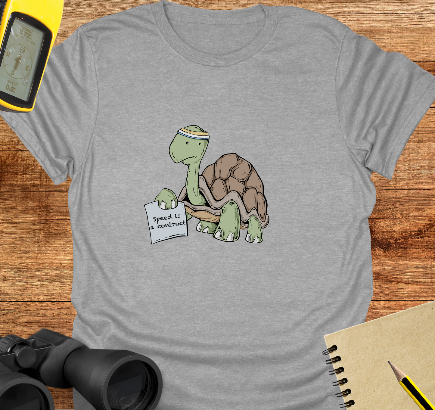 Speed is a construct T-shirt