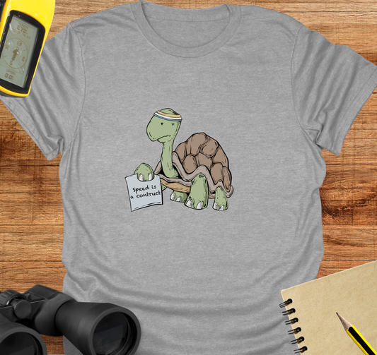 Speed is a construct T-shirt
