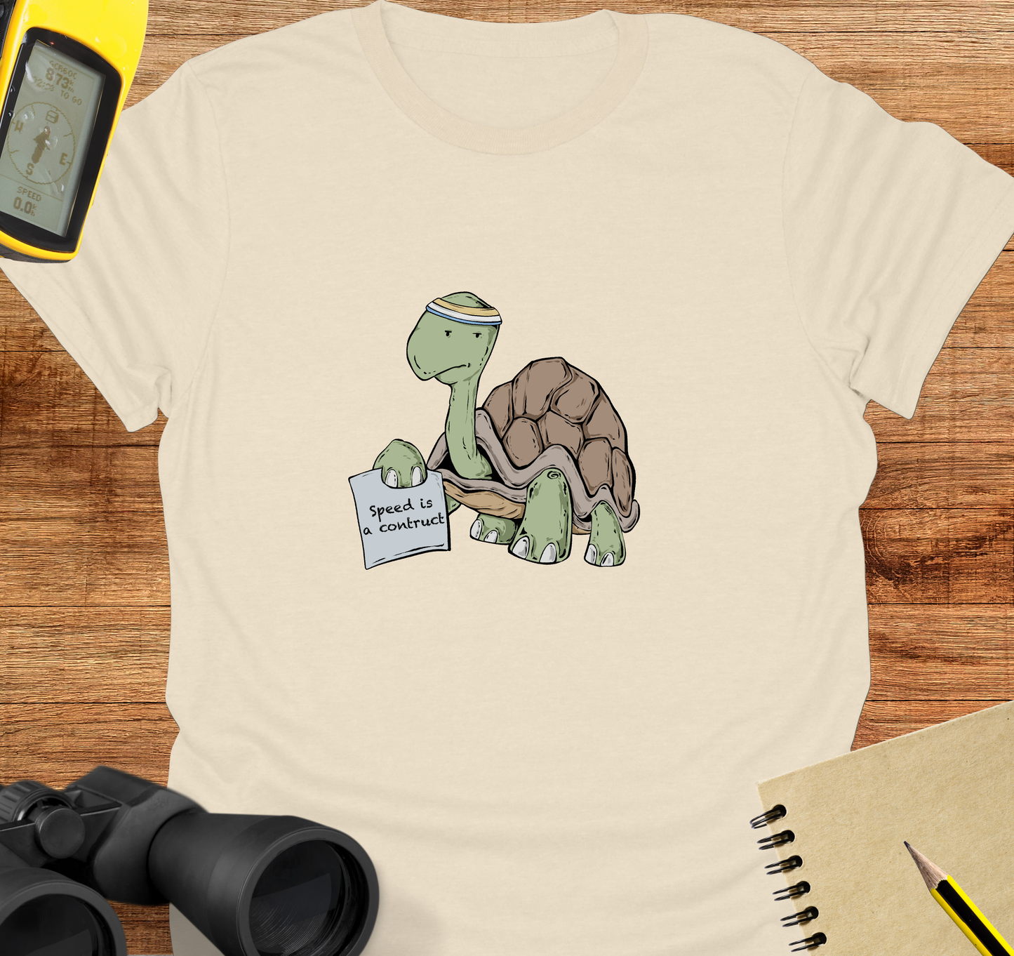 Speed is a construct T-shirt