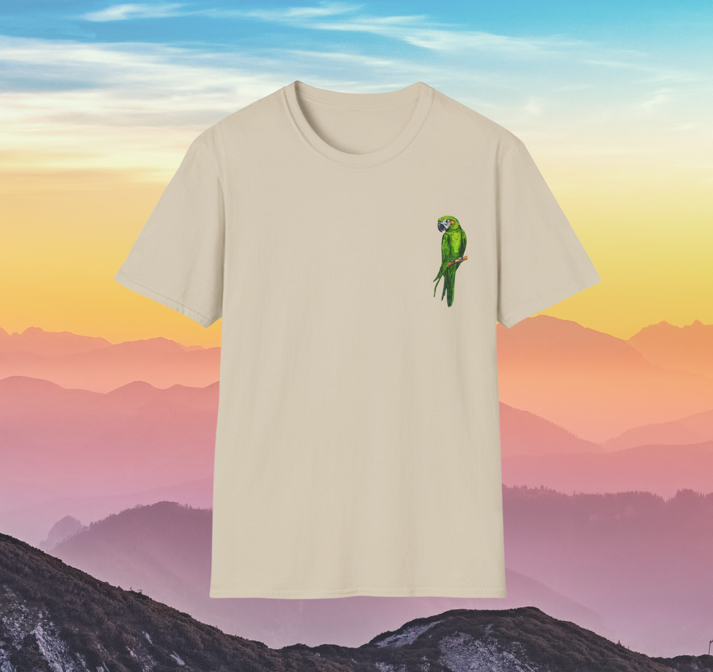 Green Parrot T-shirt